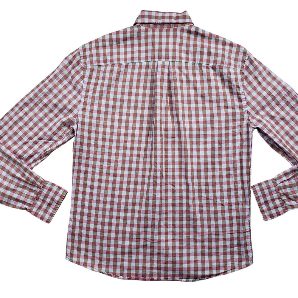 Johnnie O Hangin Out Shirt Mens Small Plaid Long Sleeve - Picture 9 of 11